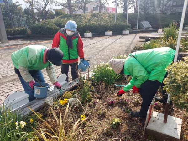 市役所　作業