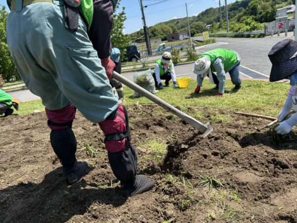 くろまろフルルガーデン 土つくり作業 250528