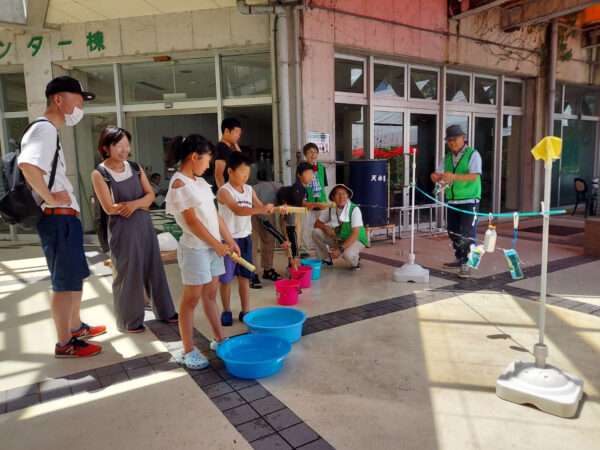 竹の水鉄砲作り 250726 サマーはなぶん