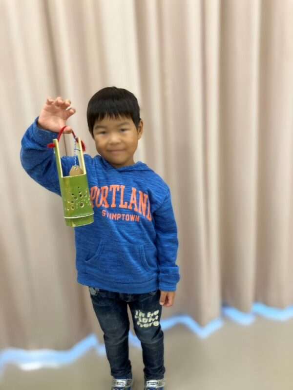 竹あかり作り 251101